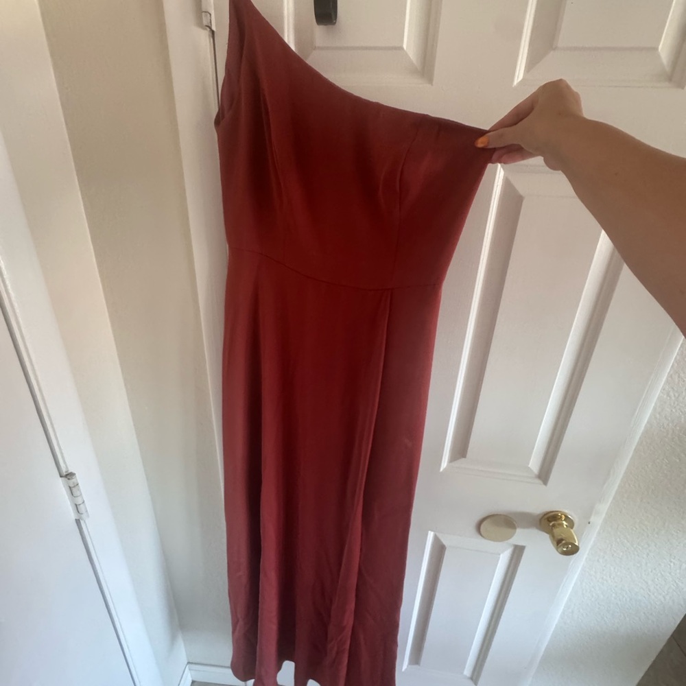Size 10 off shoulder bridesmaid/ formal gown